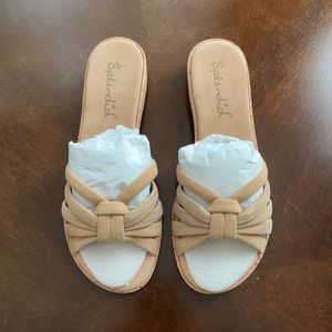 Splendid nude suede faith sandals